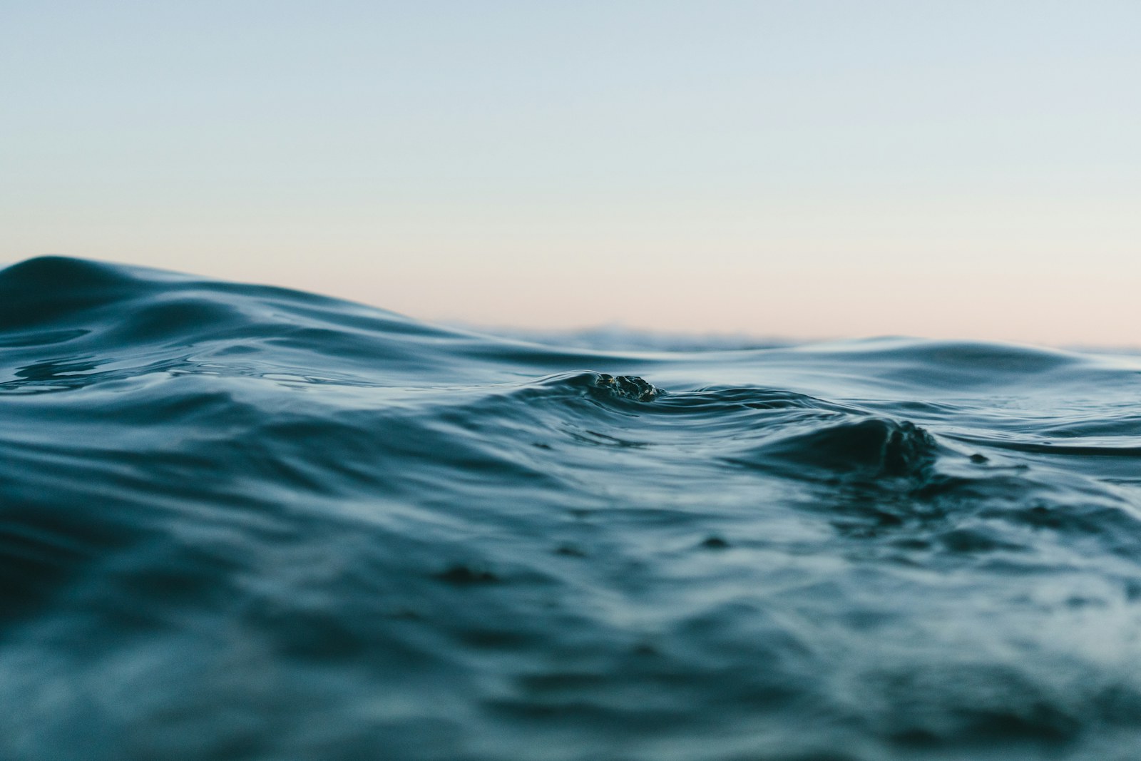 Open ocean and horizon